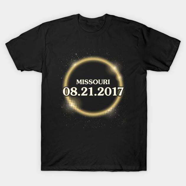 Solar Eclipse August 2017 Missouri T-Shirt by Bricke